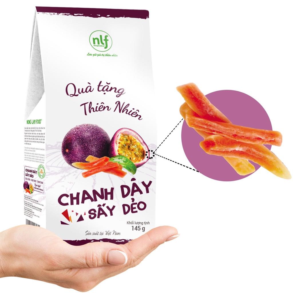 Chanh dây sấy dẻo 145g trái cây sấy dẻo 100% thiên nhiên hỗ trợ giảm cân ăn kiêng,bổ sung các chất