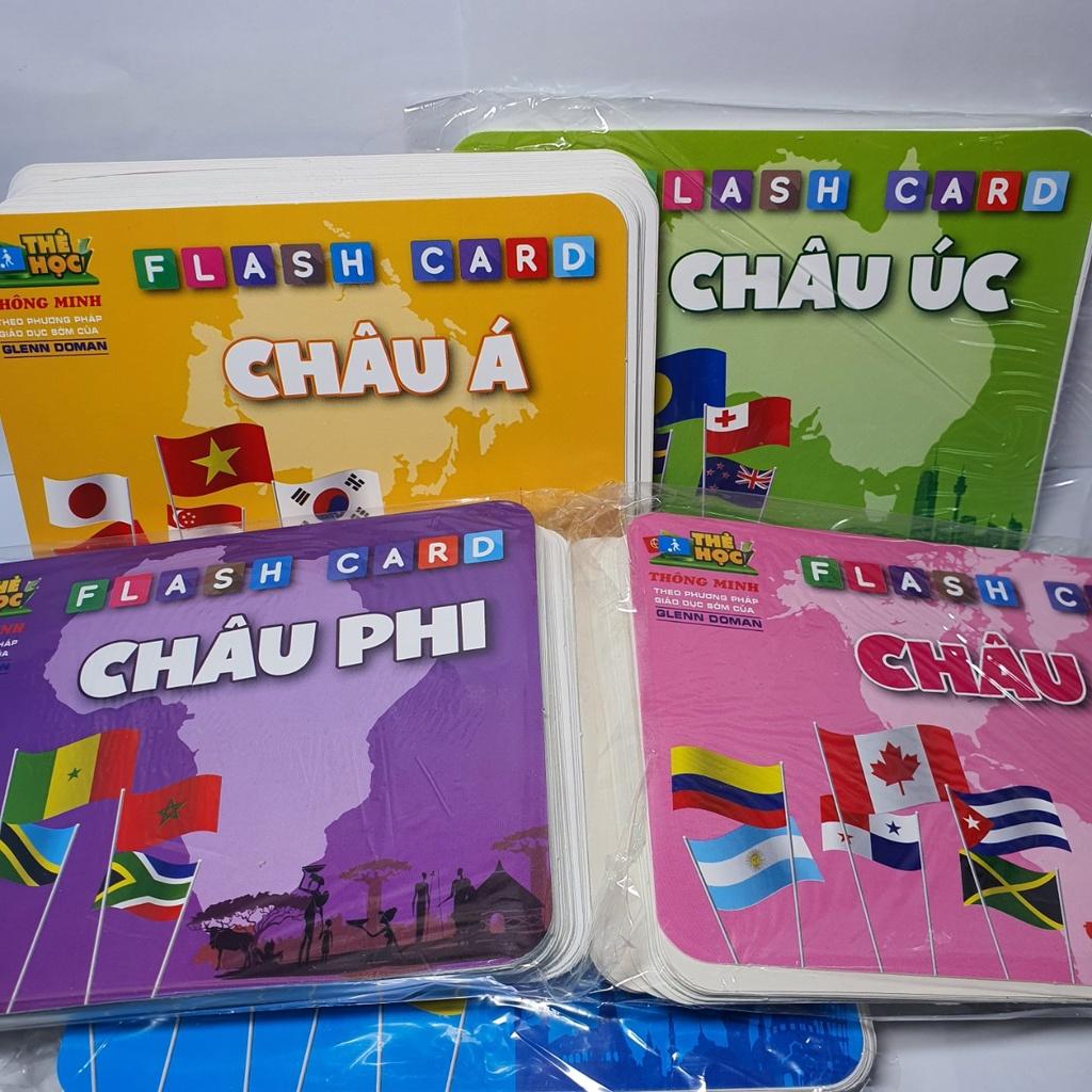 Flashcard Cờ Các Nước Song Ngữ 175 Quốc Gia Cho Bé Vừa Học Mà Chơi