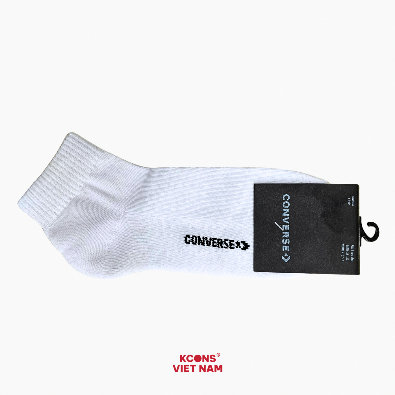 Tất/ Vớ Converse Unisex Ankle Socks Cổ Ngắn Hỗ Trợ Khử Mùi CONUA733 CONUA780