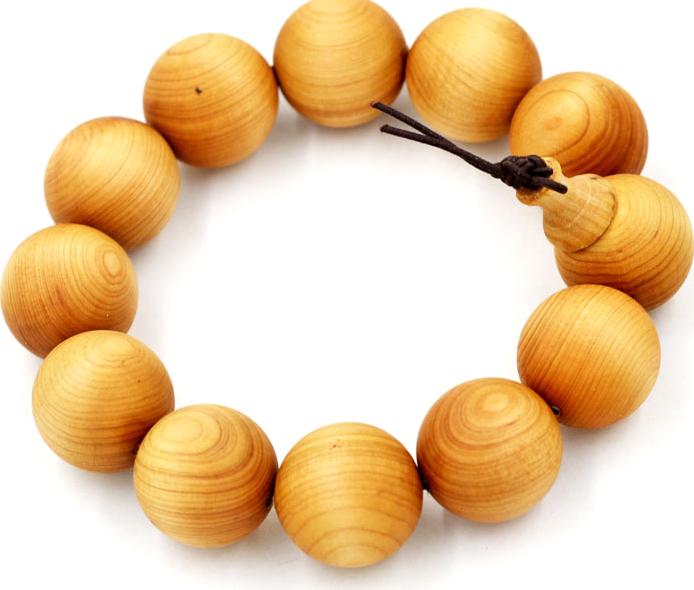 Hạt chuỗi đeo tay gỗ ngọc am 20 ly