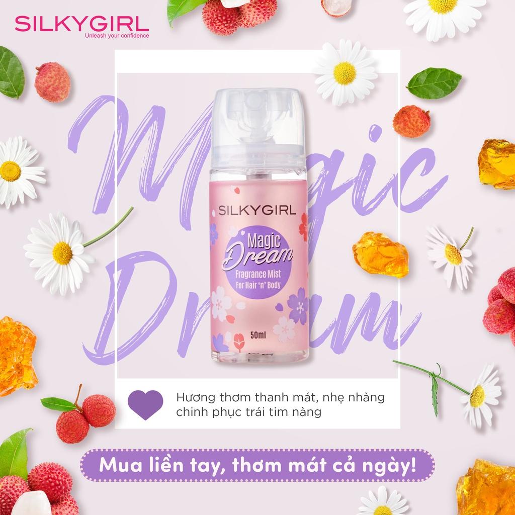 Combo 2 Xịt Thơm Silkygirl Body Mist Love Bloom + Magic Dream 50ml