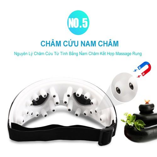 Kính máy massage mắt có thể sạc lại 018 thiết bị mát xa chăm sóc làm đẹp mắt