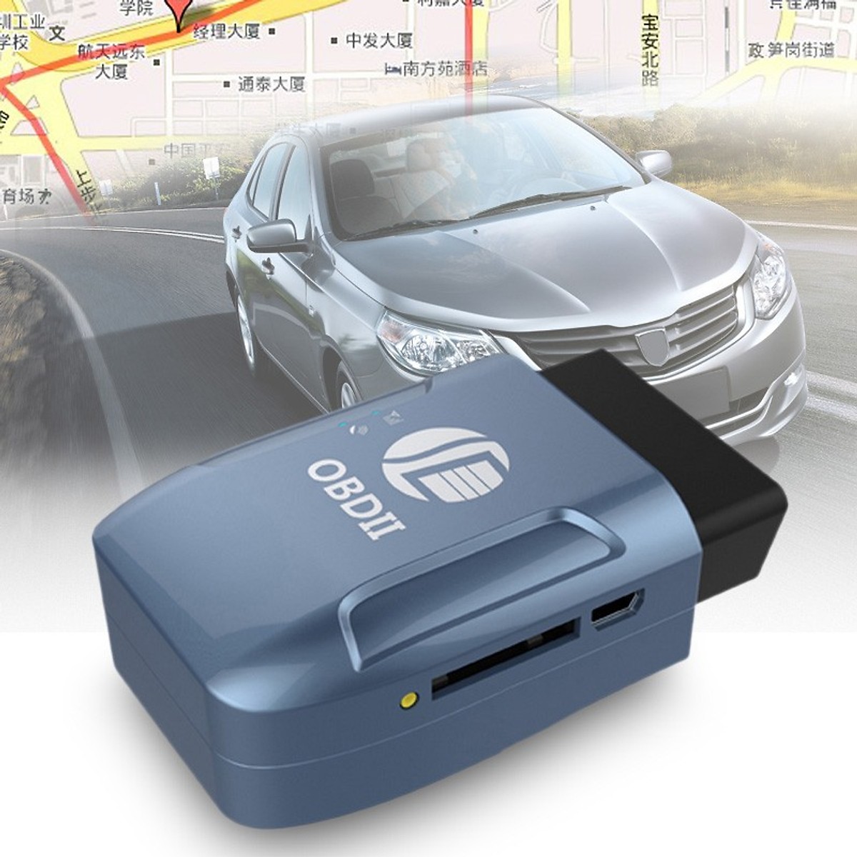 Thiết Bị Định Vị GPS Chống Trộm Cho Xe Máy Ô Tô Cổng OBDII PD