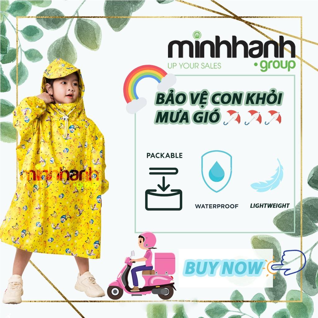 Áo mưa Minh Hạnh - Áo mưa Bisur hoạt hình trẻ em