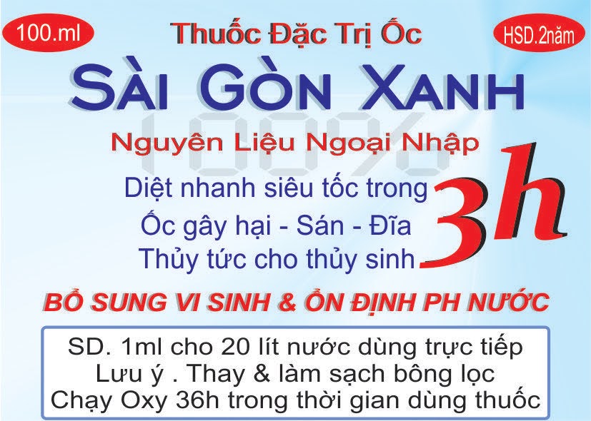 Thuốc Diệt Ốc Hại  Cho Hồ Thủy Sinh , Cá Cảnh