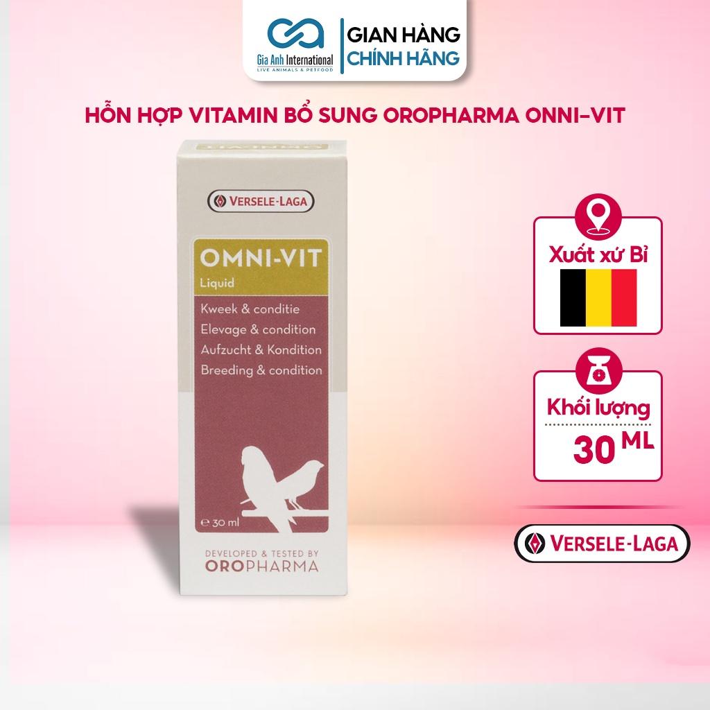 Vitamin Kích Đẻ Dành Cho Chim Sinh Sản Dạng Nước - Versele-laga Oropharma Omni-Vit Tăng Đề Kháng, Khoẻ Mạnh Hộp 30ml