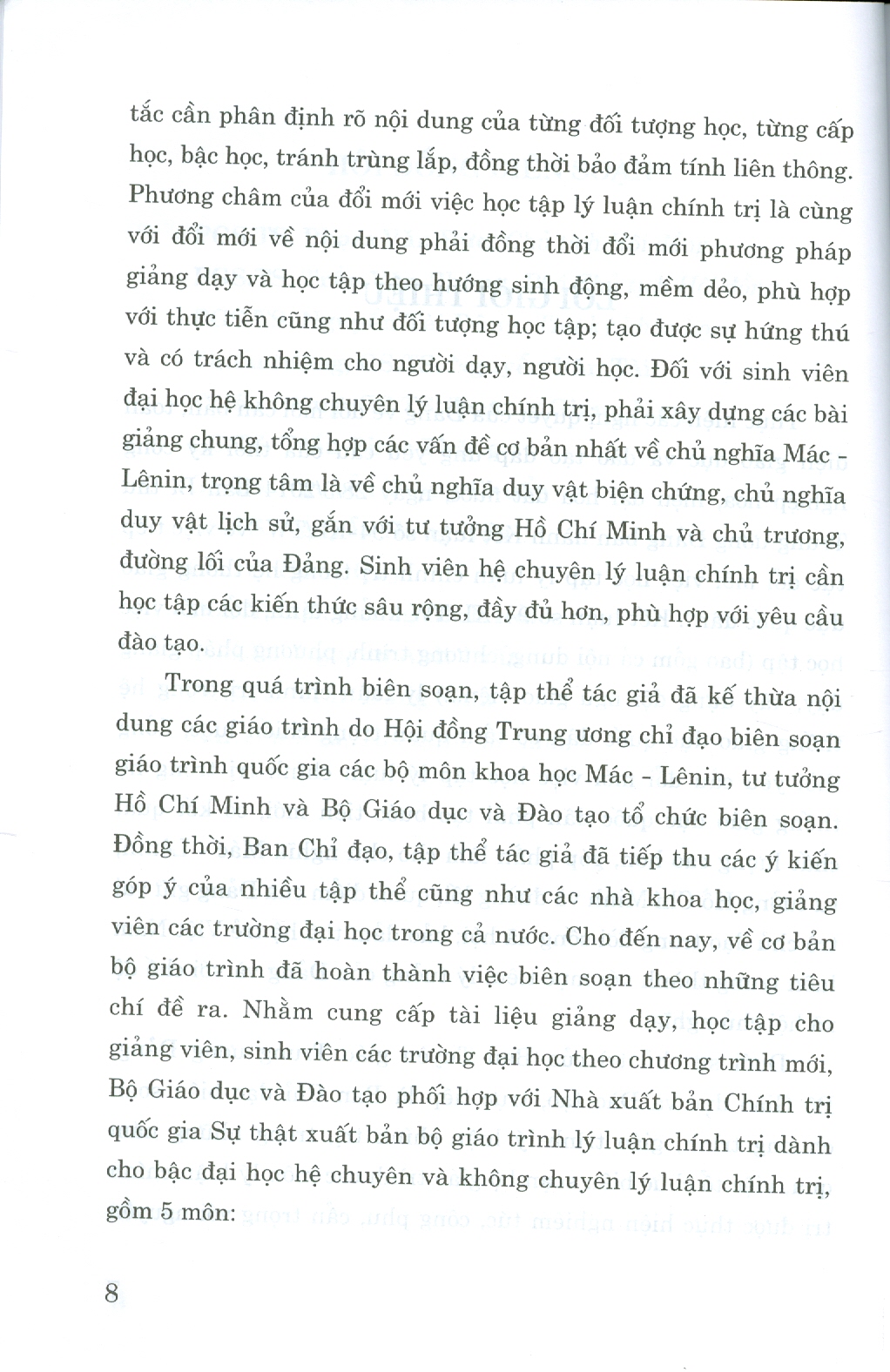 Combo 2 cuốn Giáo Trình Triết Học Mác – Lênin + Giáo Trình Kinh Tế Chính Trị Mác – Lênin (Dành Cho Bậc Đại Học HỆ CHUYÊN Lý Luận Chính Trị)