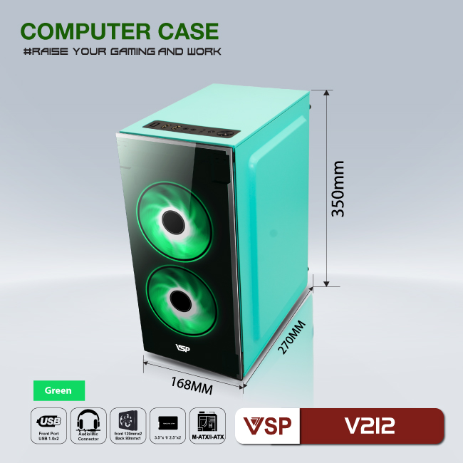 Case VSP home and Gaming V212 - JL - HÀNG CHÍNH HÃNG