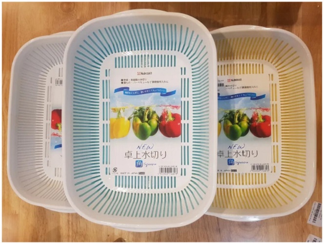 Bộ khay đựng rau củ 2 lớp Nakaya - Nội địa Nhật Bản