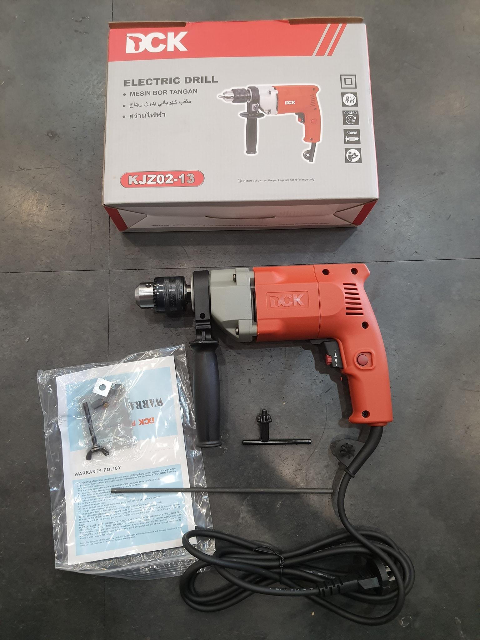 MÁY KHOAN ĐIỆN 500W DCK KJZ02-13 - HÀNG CHÍNH HÃNG
