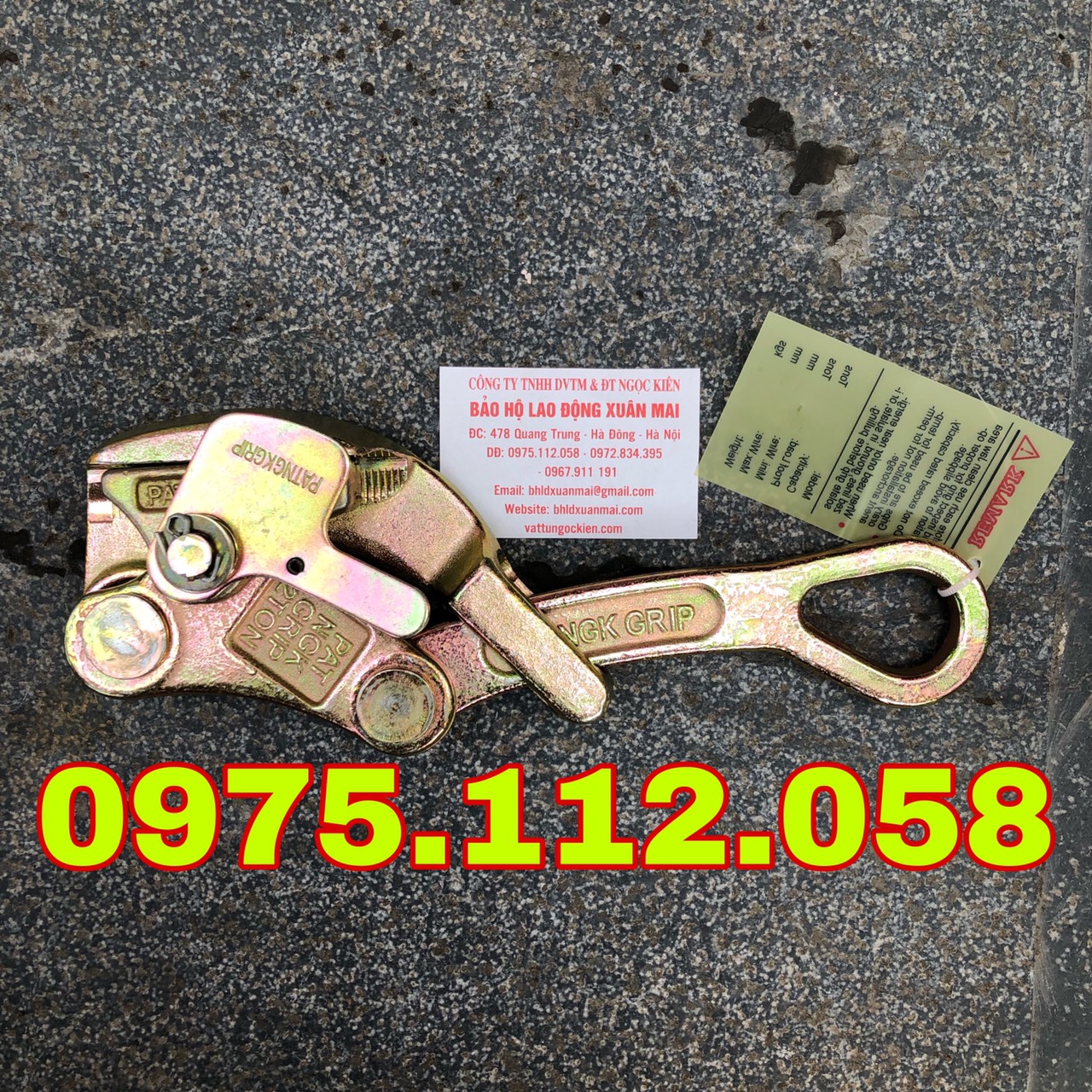 Cóc kẹp cáp,đớp cáp 1-2-3 tấn