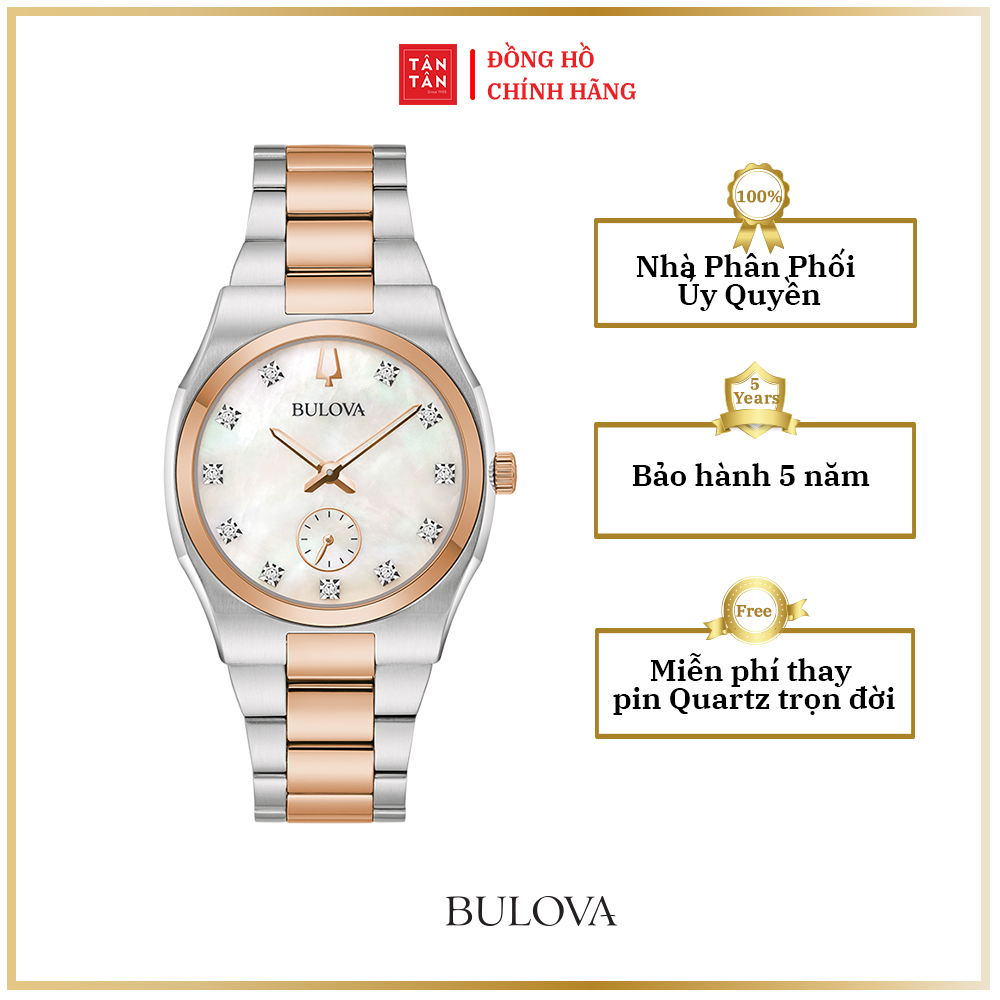 Đồng Hồ Thời Trang Nữ Bulova Surveyor Máy Pin 98P221 24mm