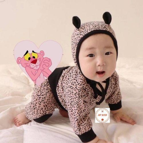 Bộ Dài Tay Cho Bé Bộ Da Beo Bo Viền Cho Bé Chất cotton cao cấp form siêu đẹp bé mặc ngủ bao ấm