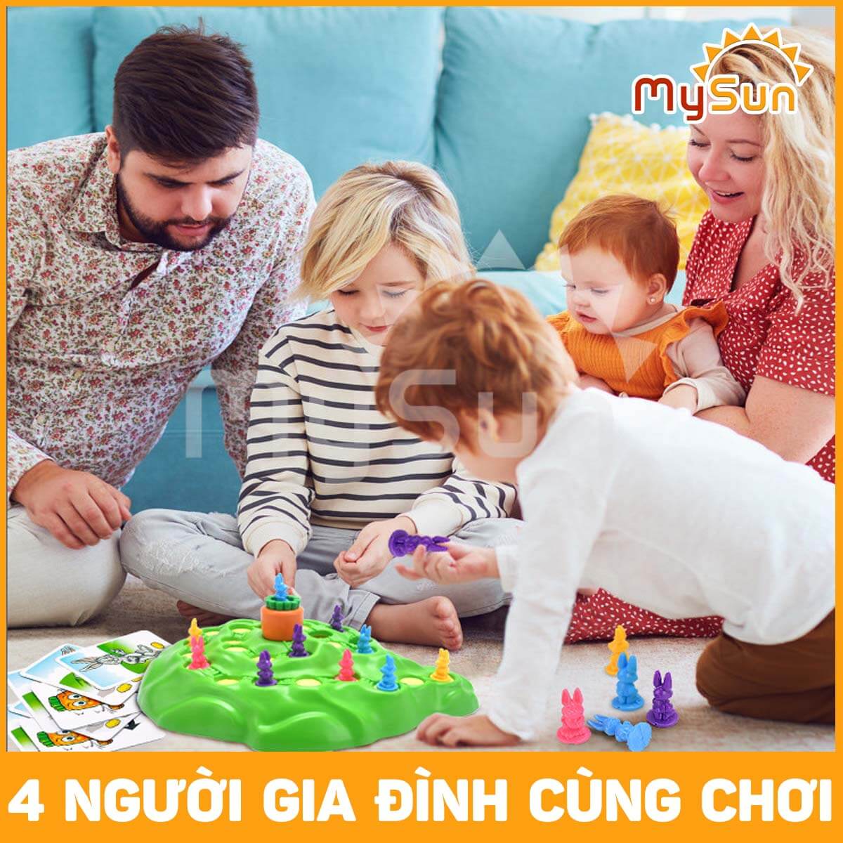 Bộ đồ trò chơi cờ cá ngựa Rùa và Thỏ phát triển trí tuệ tthông minh cho bé 3 4 5 6 tuổi