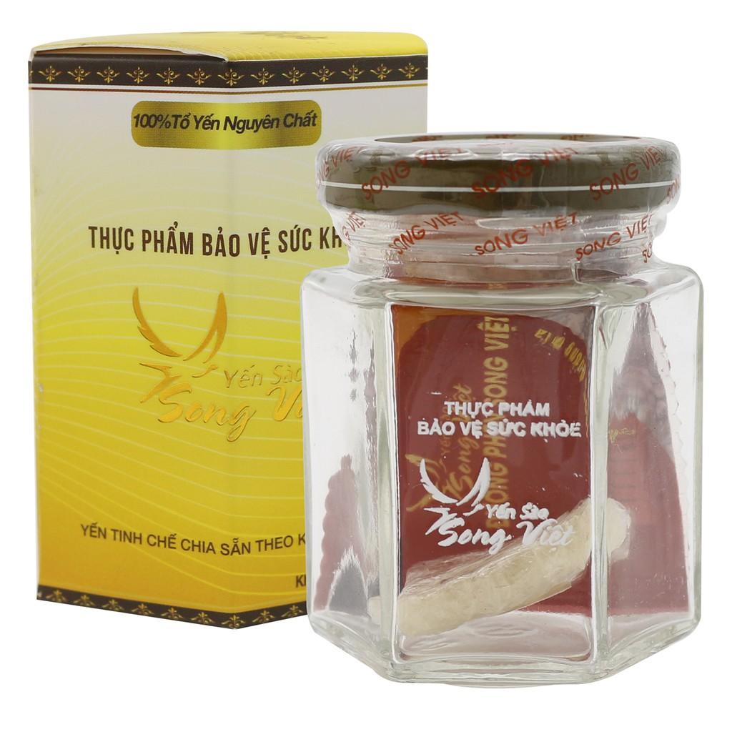 Yến Sào Song Việt - Combo Hộp giấy 6 hũ yến khô