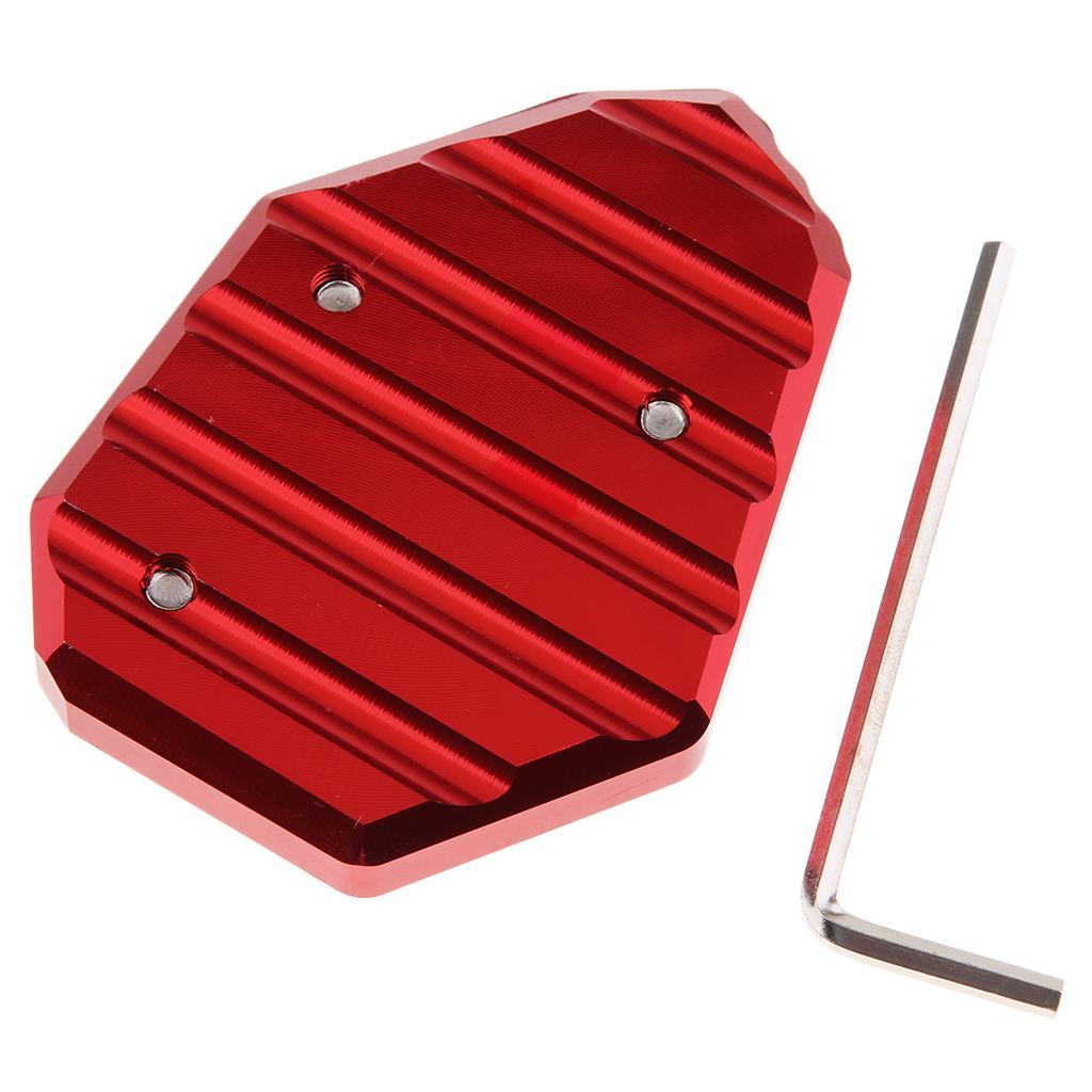 Kickstand Side Stand Enlarge Pad Plate for   2010-2015 Red