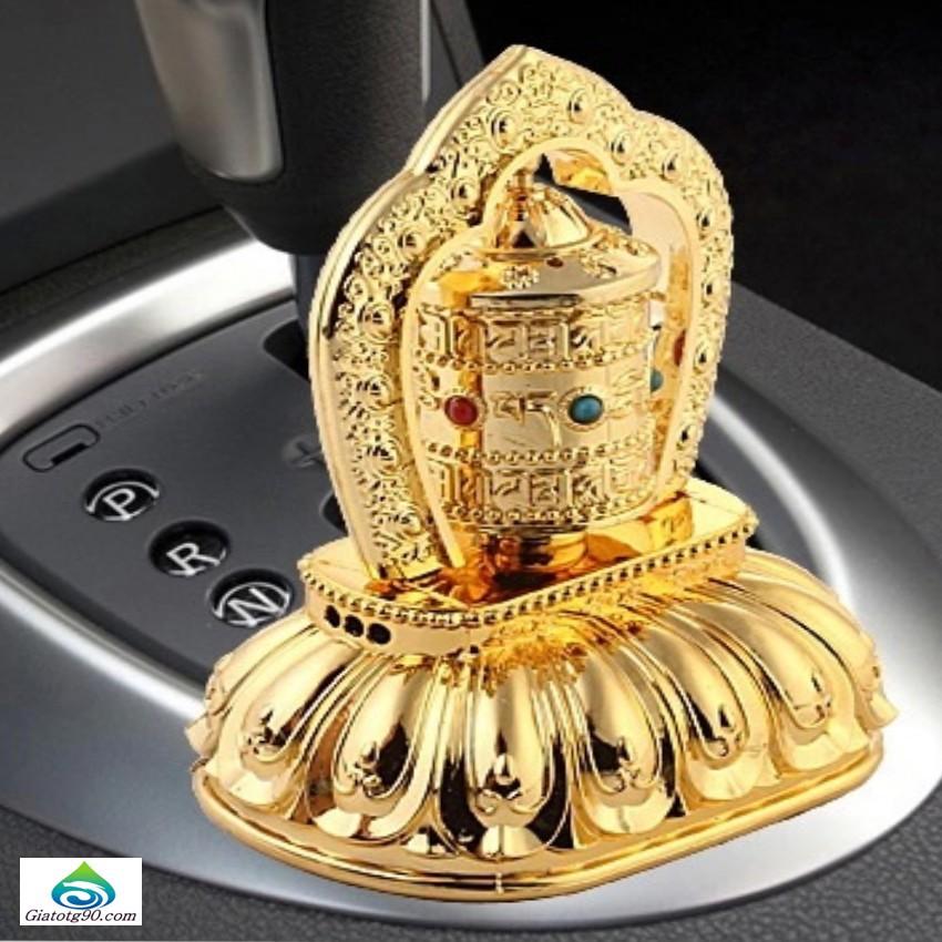 ️️ Pháp luân phong thủy may mắn trên xe hơi  Tặng 1 bộ 4 miếng dán tay nắm cửa xe M 239.