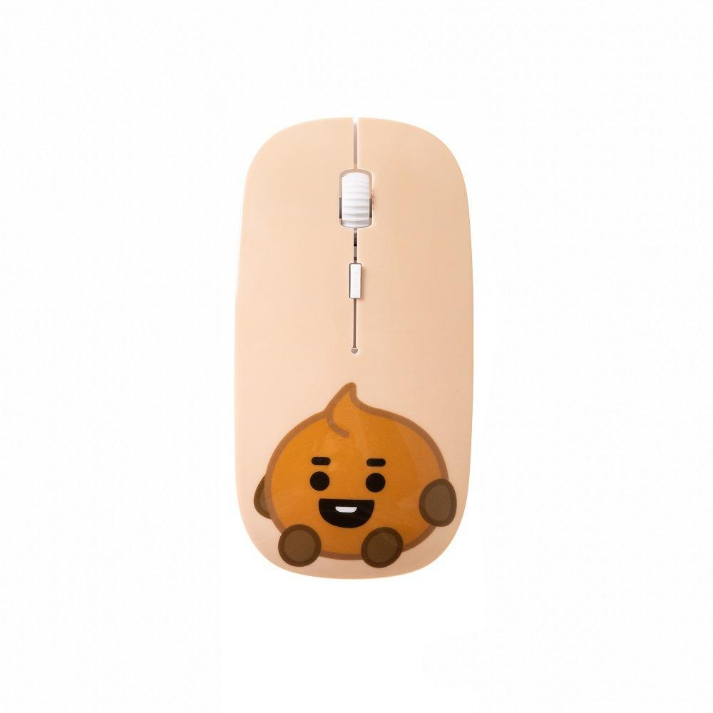 Dễ Thương Chống Đạn Đoàn Thanh Niên Cùng Chuột Bé Series Chuột Không Dây Văn Phòng Nhà Tắt Tiếng Chuột 1200DPI Cho Máy Tính Laptop