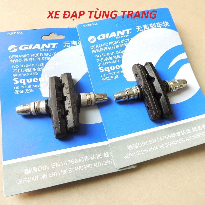 Vỉ má phanh gôm/ má phanh xe đạp V GIANTT chất lượng cao