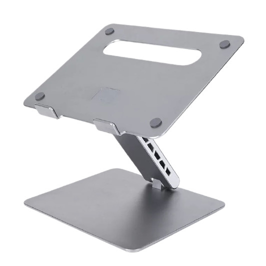 Giá đỡ nâng laptop stand nhôm nguyên khối một chân T2