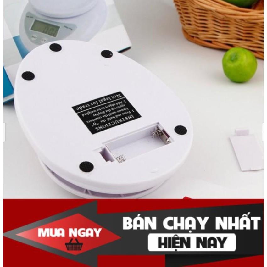 Cân Tiểu Ly 5 Kg Electronic Kitchen Scale – cân thực phẩm gia vị nhà bếp tiện dụng