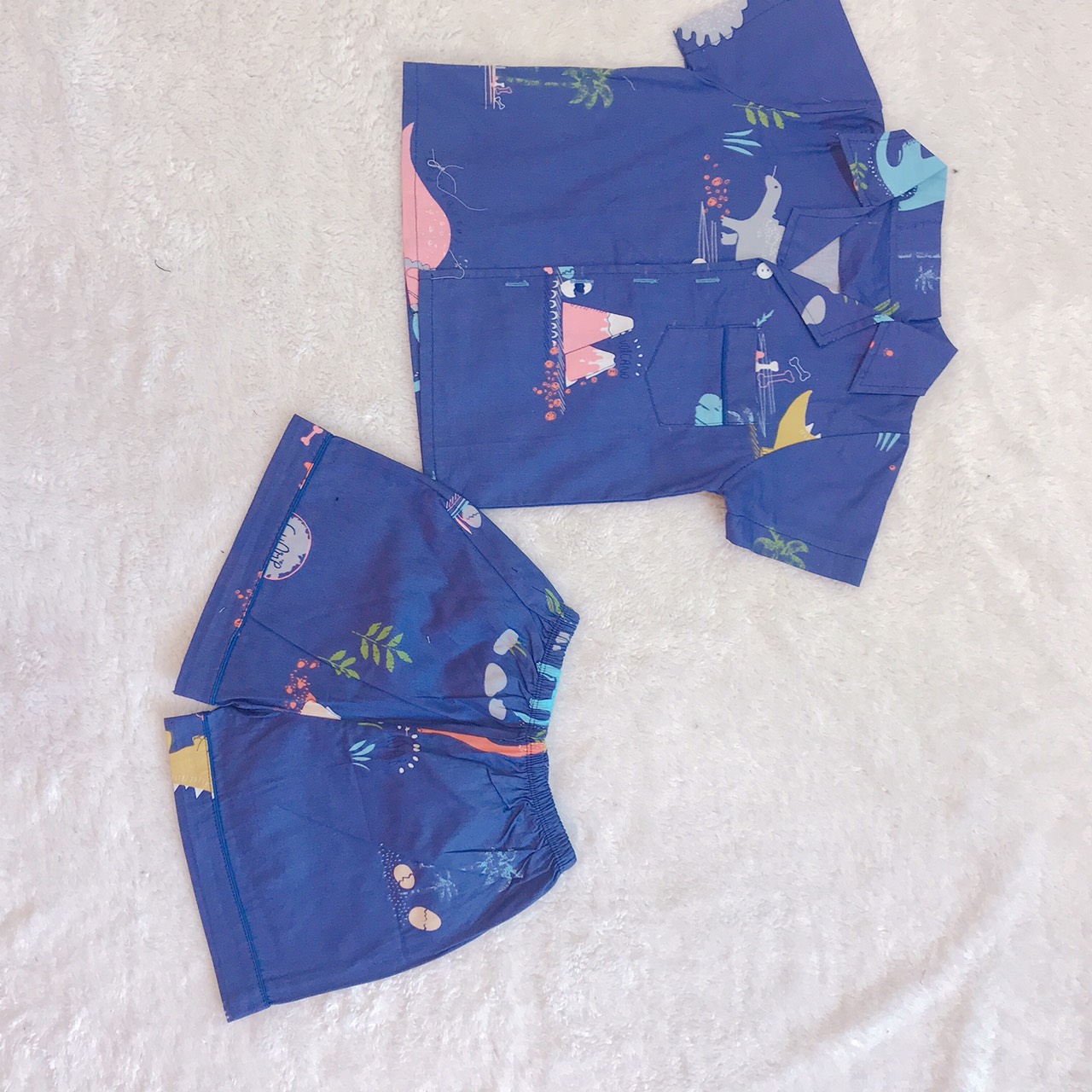 BỘ PIJAMA BÉ TRAI BỘ MẶC NHÀ BÉ TRAI BỘ ĐỒ NGỦ BÉ TRAI TỪ 8 KG ĐẾN 22 KG CHẤT LIỆU THÔ LỤA THẤM HÚT TỐT ĐƯỜNG MAY CẨN THẬN, HỌA TIẾT NGỘ NGHĨNH