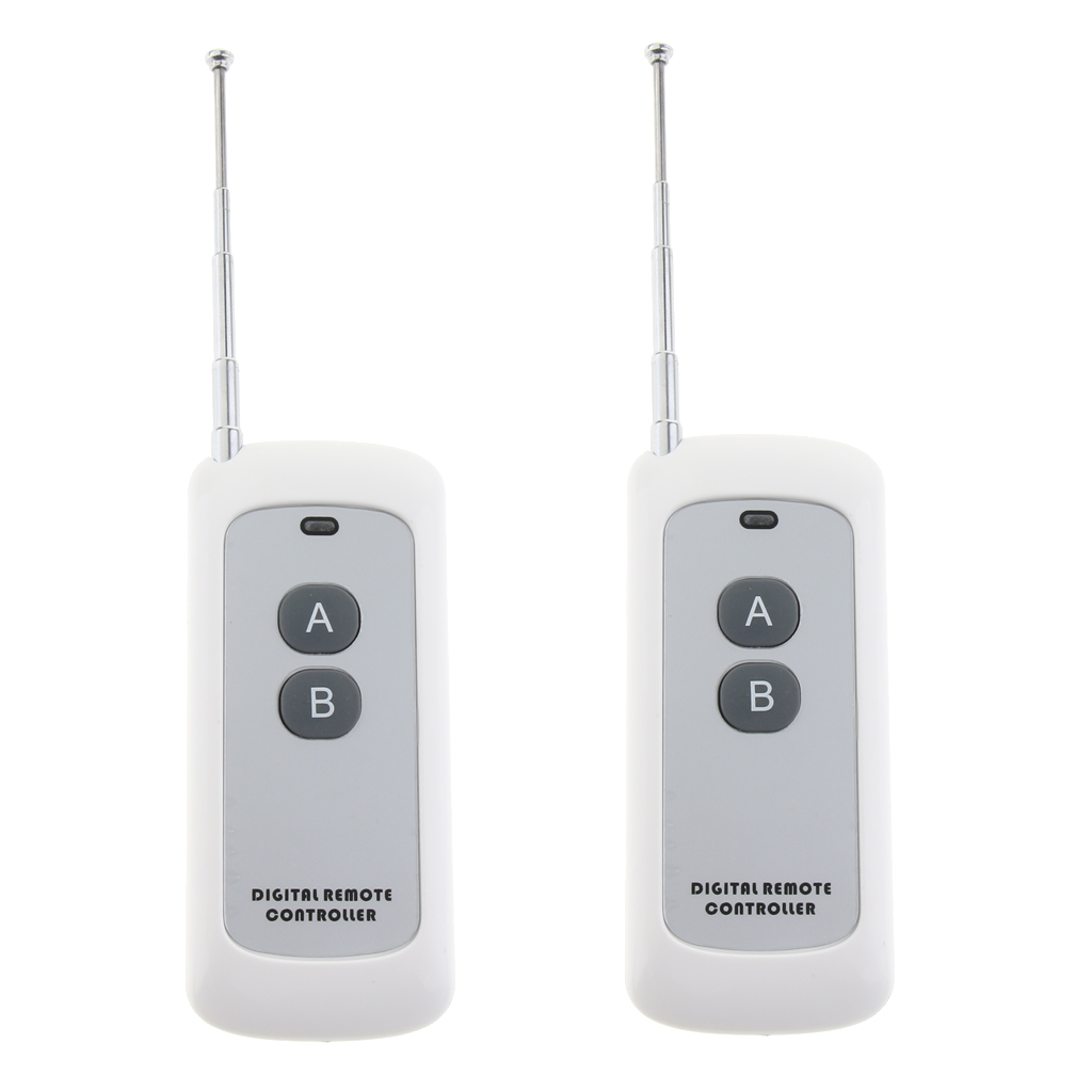 2x 1000M DC12V 433MHz 10A 1 CH RF Relay Smart Wireless Remote Control Switch