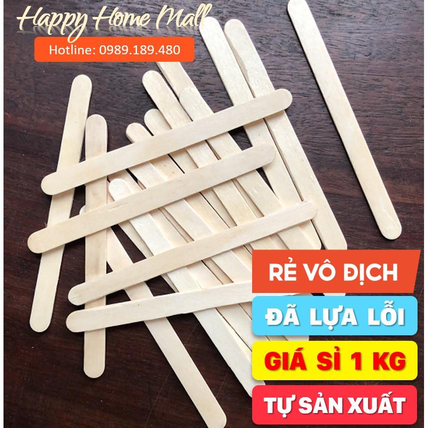 1kg QUE KEM GỖ dài 65mm 95mm 115mm 125mm 135mm 145mm bán sỉ số lượng lớn
