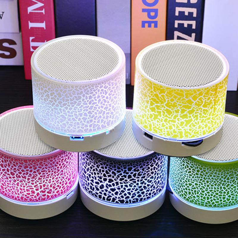 Đèn LED Crack Loa Bluetooth không dây Hộp âm thanh ngoài trời Loa di động nhỏ cho điện thoại di động Color: 006