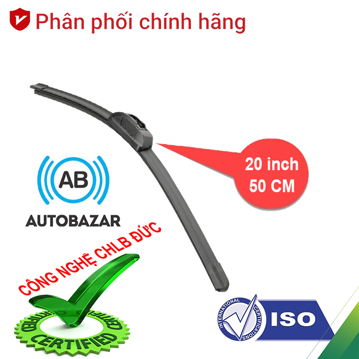 Thanh gạt nước mưa ô tô công nghệ Đức Nano Plus cao cấp dành cho xe Vinfast Fadil