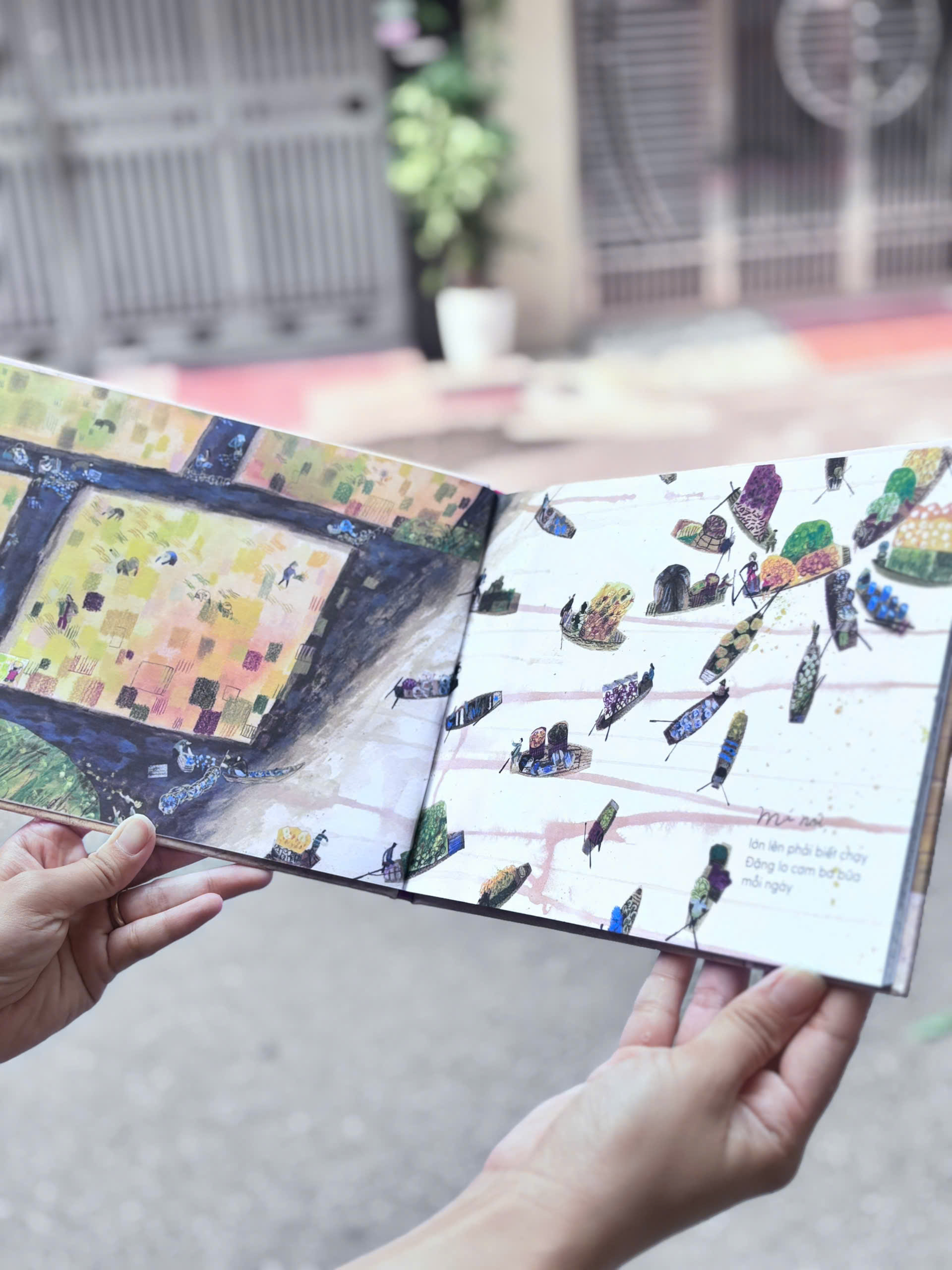 (Bìa cứng in màu) CHẠY MƯA CHẠY NẮNG - Quỳnh Hương (Hũ) sáng tác | MAG minh hoạ - Slowbooks