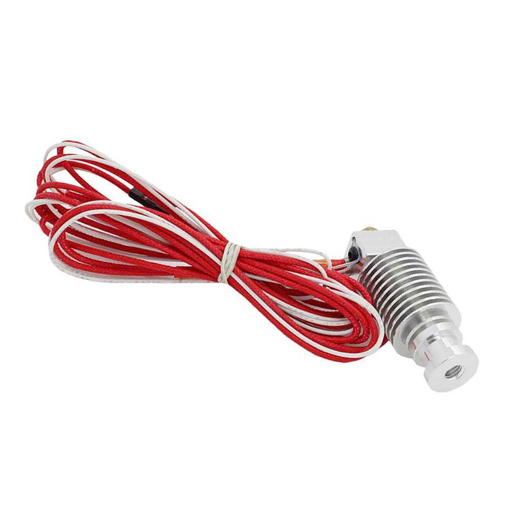 3D Printer J-head Hotend with 1m Wire For 1.75mm/3mm Bowder extruder 0.2/0.3/0.4/0.5mm nozzle Multichoices