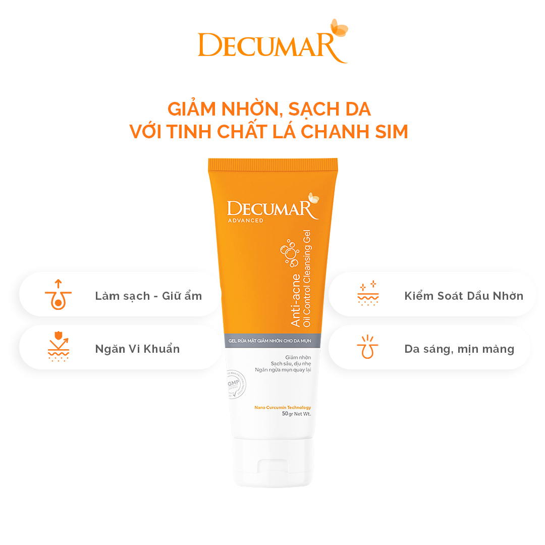 COMBO CƠ BẢN CHO DA MỤN DECUMAR ADVANCED