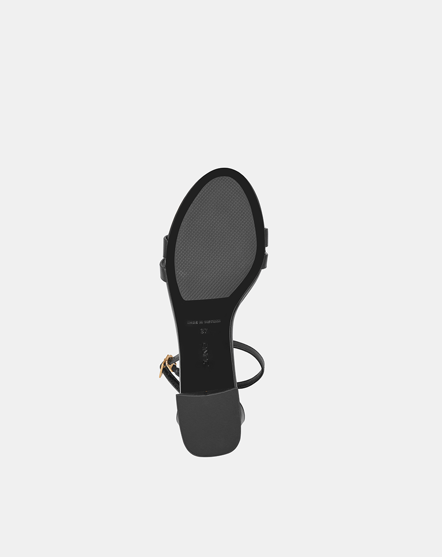 Giày Sandal Nữ 5cm Thời Trang JUNO Phối Khoá Trang Trí SD05100