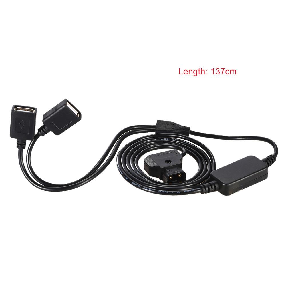 Cáp D-Tap 2 đầu nối với điện thoại, máy ảnh khi hết pin