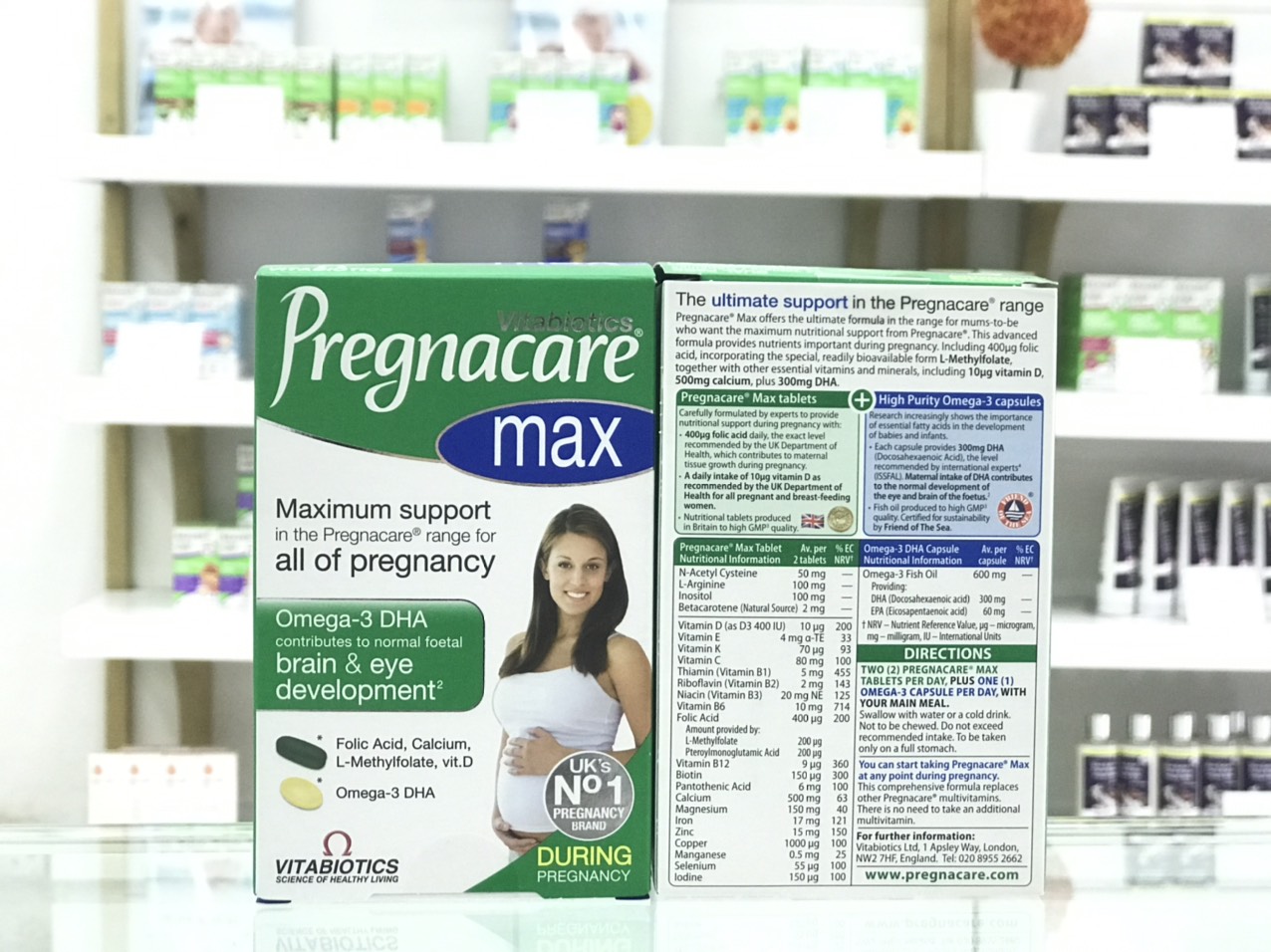 Vitamin tổng hợp cho bà bầu Pregnacare Max 84 viên