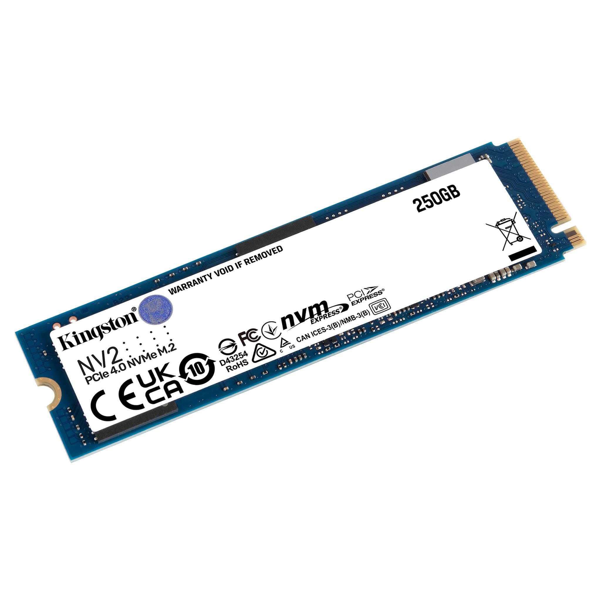 Hình ảnh Ổ cứng SSD Kingston NV2 PCIe 4.0 NVMe M.2 - Hàng Chính Hãng