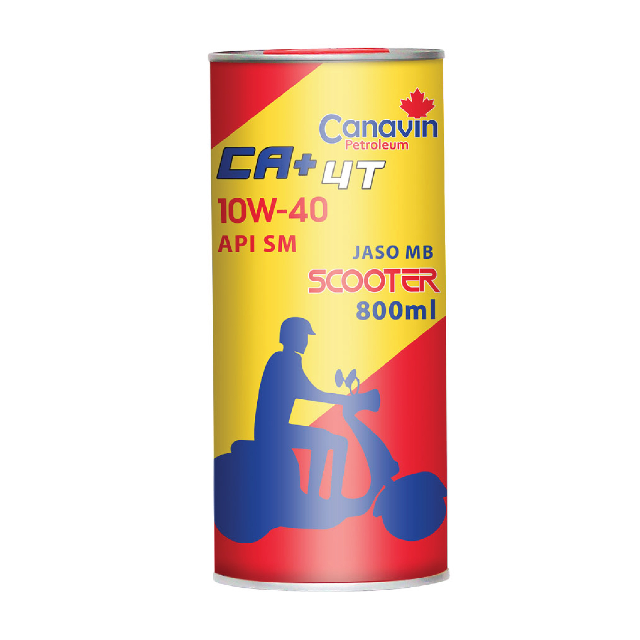 Nhớt xe máy Canavin CA+ SCOOTER 10W40 SM/MB Lon 0.8L