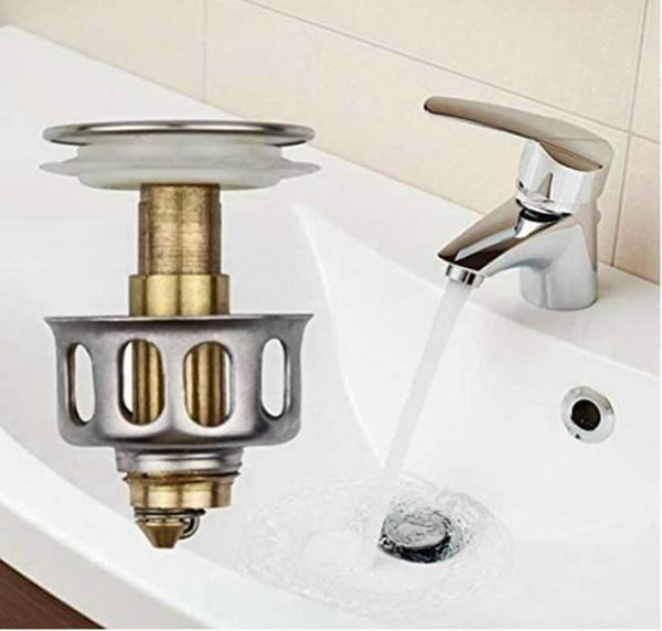 Nắp thoát nước inox chặn rác - NẮP THOÁT NƯỚC + CHẶN RÁC LAVABO