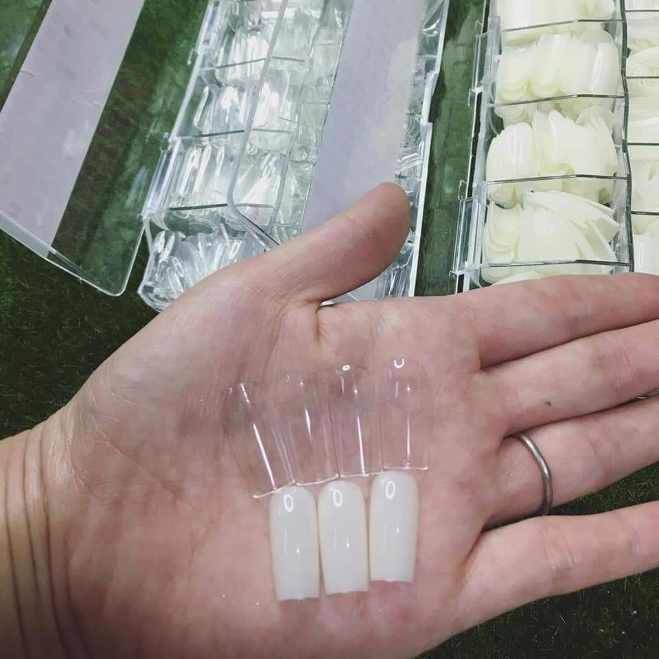 Móng úp vuông JIELIYA chính hãng loại full size (hộp 500 móng