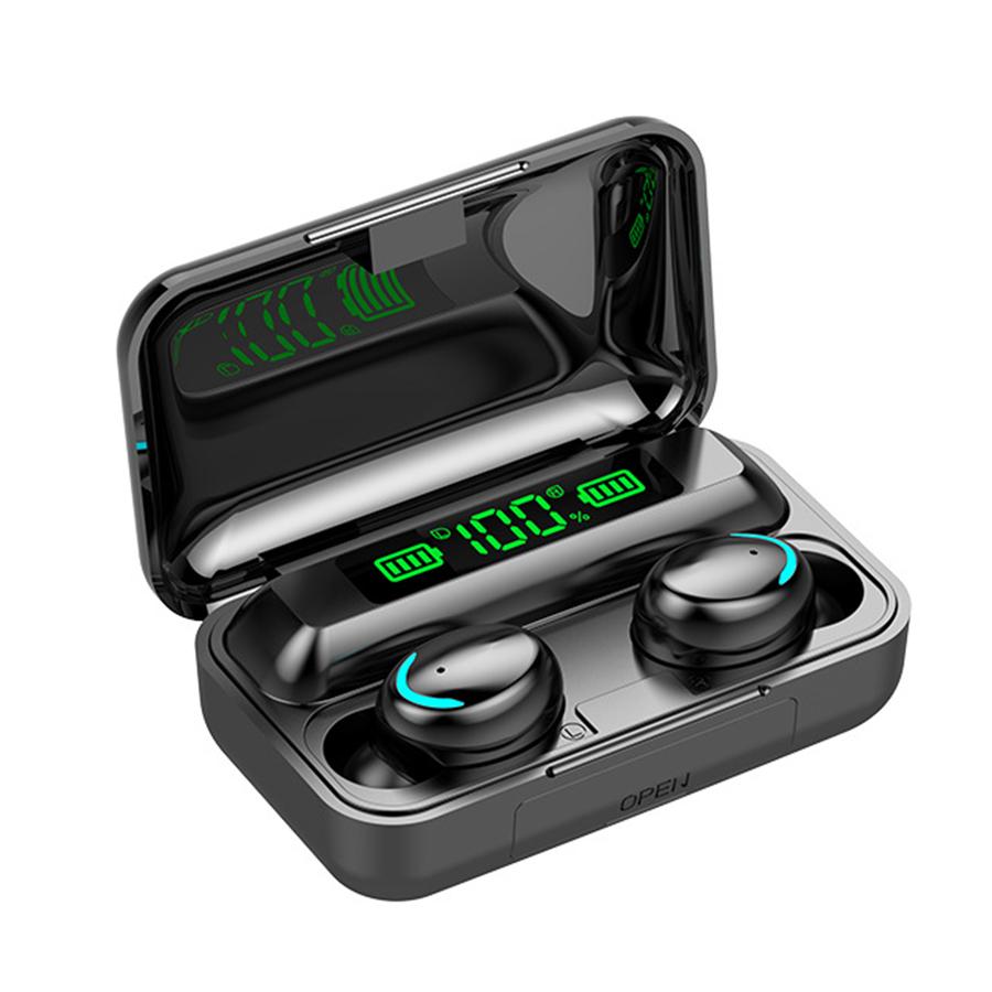 9D Tai Nghe Bluetooth 5.0 TWS Tai Nghe Nhét Tai Không Dây Mini Tai Nghe Nhét Tai Tai Nghe Âm Thanh Nổi IPX7 Với Chữ Số Hiển Thị Màn Hình 3500MAh Sạc