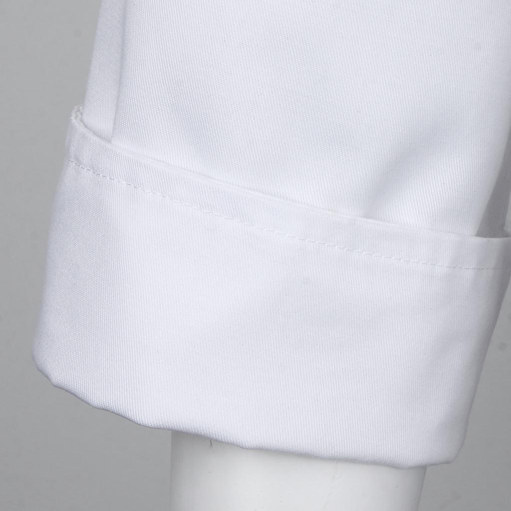 Women Men’s Chef Jacket Kitchen Uniform Food Service Waiters' Work Clothes