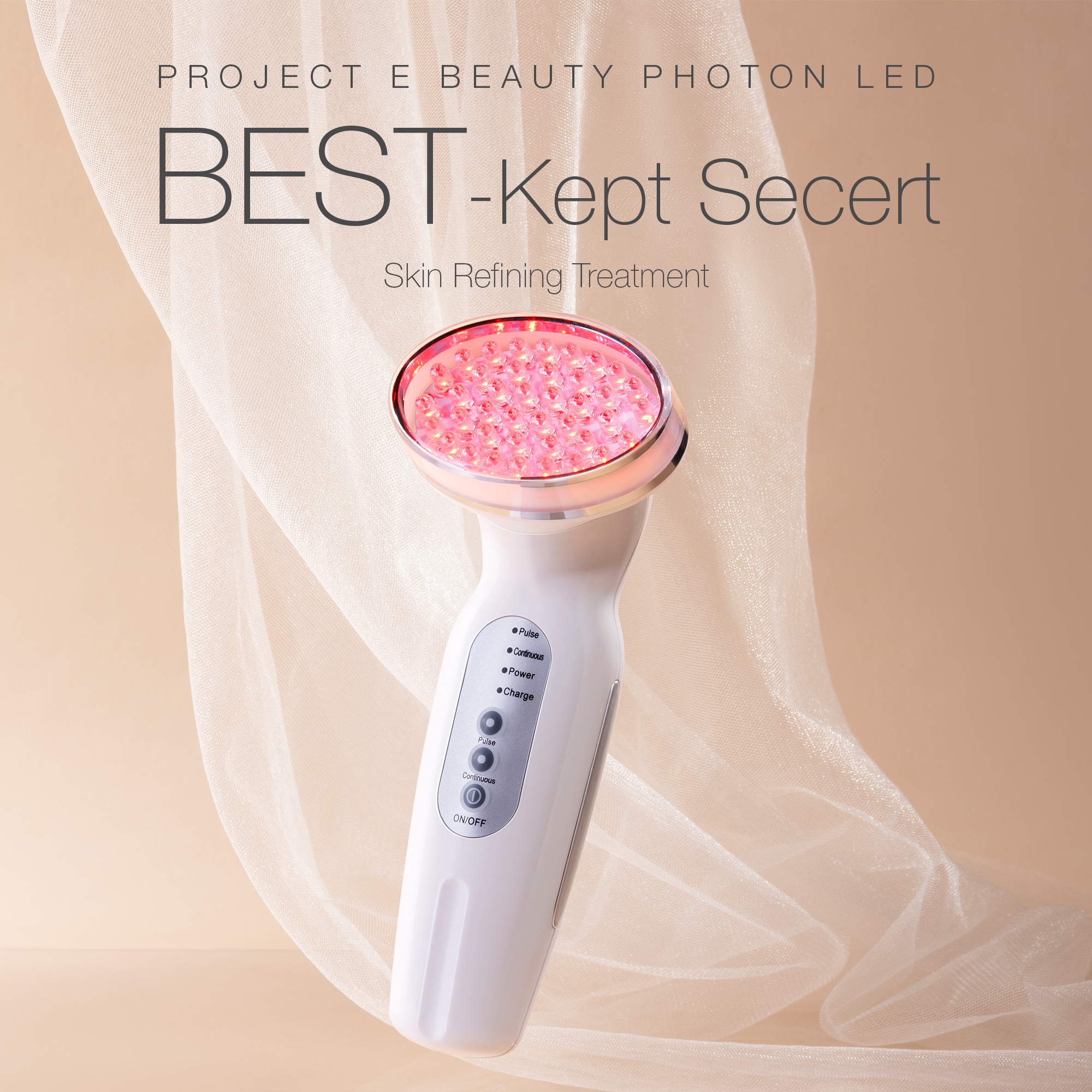 Project E Beauty Red LED+ Liệu pháp chống lão hóa | Collagen boost | Giảm nếp nhăn & nếp nhăn | Thắt chặt da | Cải thiện độ đàn hồi | Da bị tổn thương mặt trời | Tăng cường lưu thông | Fades sẹo mụn