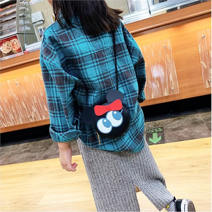 Túi xách hộp da PU đeo chéo đựng bao lì xì dây đeo thừng phong cách vintage