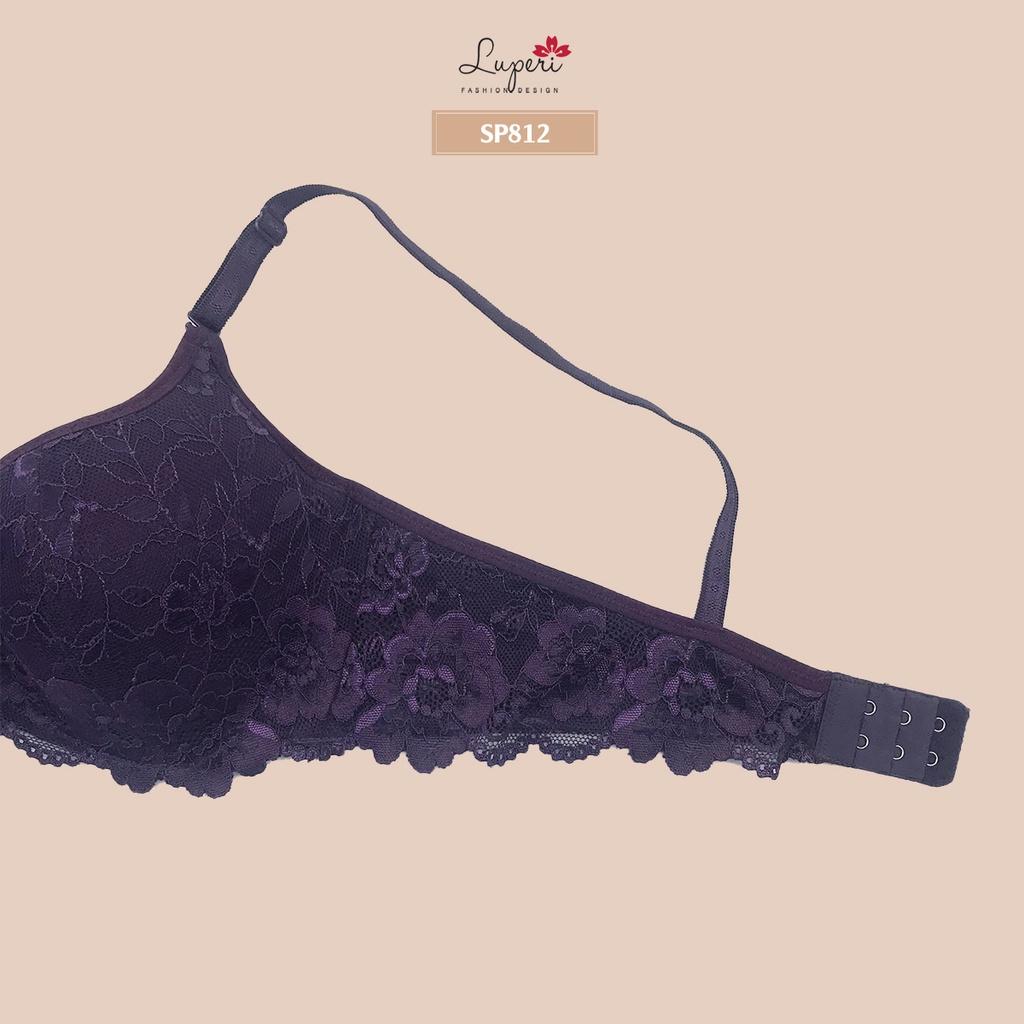 Áo Lót Nữ Ren Siêu Mỏng Gọng Nhựa LUPERI SP812 Dây Lưng Không Gân Dành Cho Người Ngực To Ngực Bầu Ngực Sau Sinh