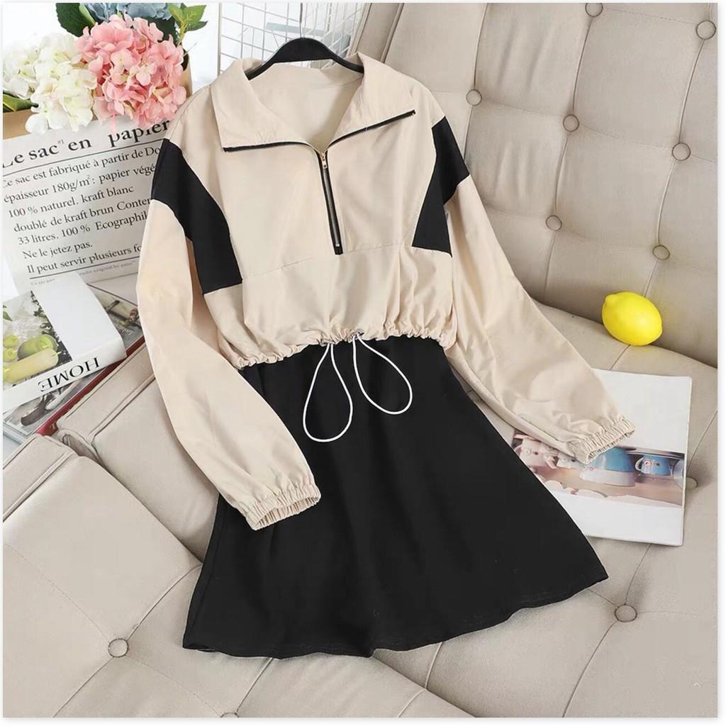Áo khoác dù nữ dây rút lai cực HOT