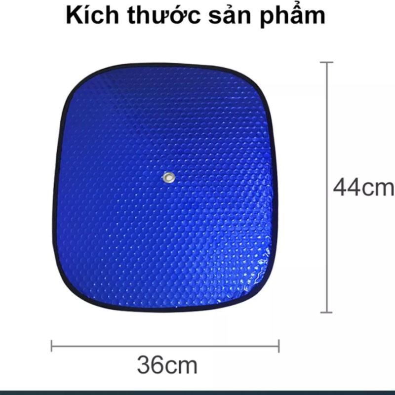 Tấm Chắn Nắng Ô tô, Che Nắng Xốp Xanh Dày Dặn chống Nóng Xe Hơi Kèm Miếng Hút Cố Định Loại Dày