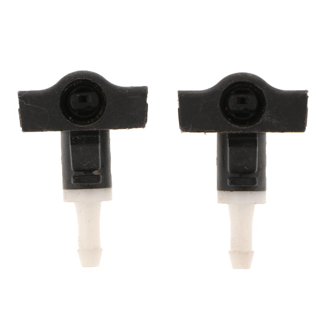 2pcs Windshield Washer Wiper Water Spray Nozzle for