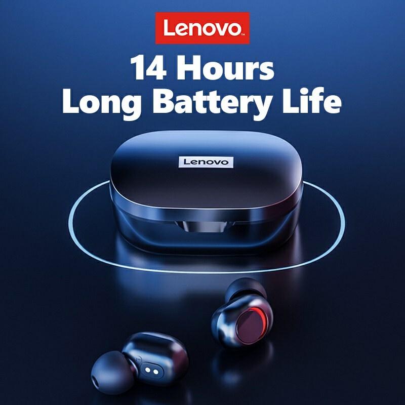 Tai nghe Lenovo pd1x bluetooth 5.0 giảm tiếng ồn tích hợp micro-Hàng chính hãng