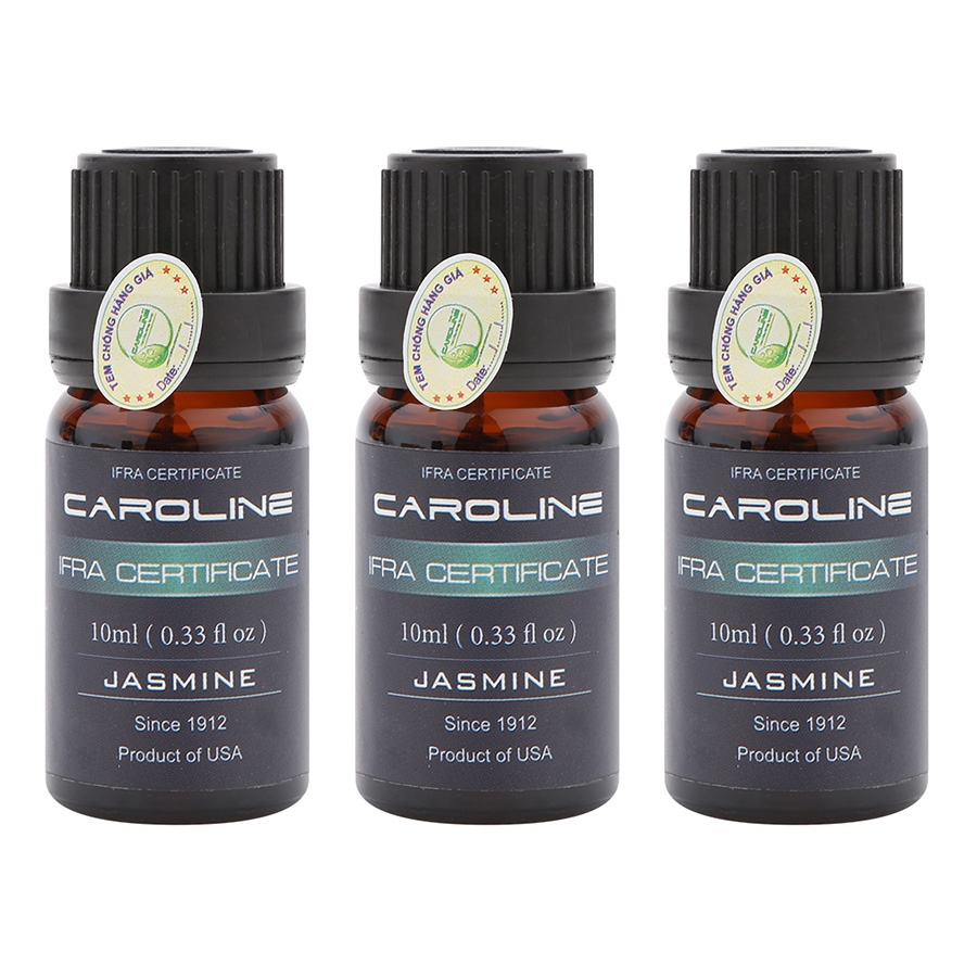 Combo 3 Chai Tinh Dầu Hoa Lài Caroline 10ml